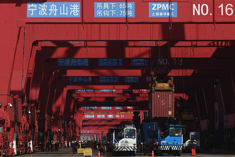 宁波舟山港：2023年集装箱吞吐量同比增长5.85%