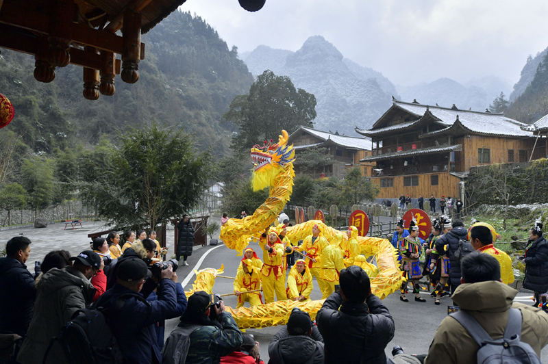 湖北宣恩：侗寨民俗迎新春