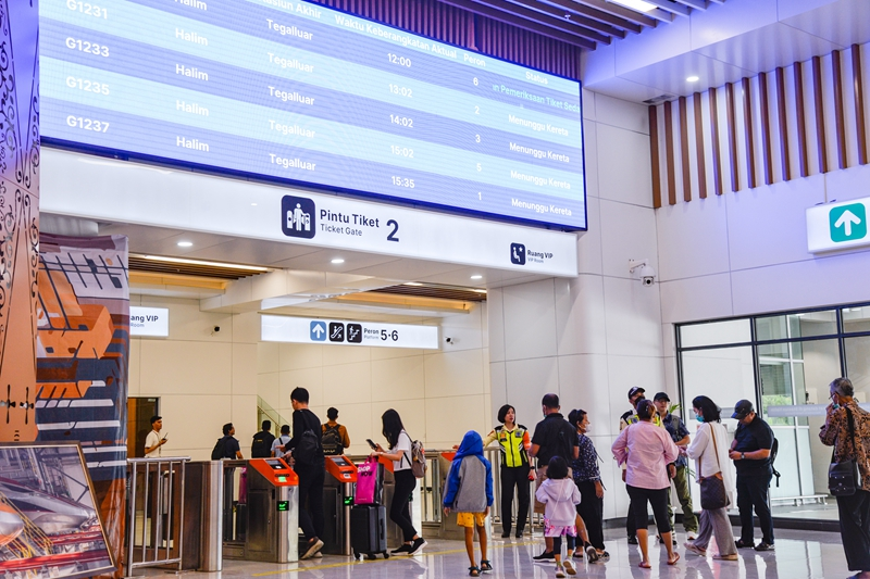 雅万高铁开通百天 累计发送旅客145万人次