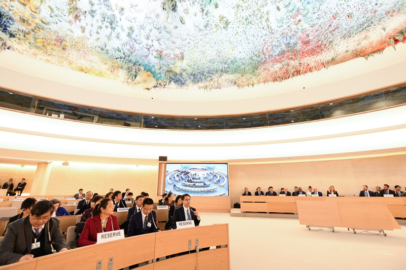 联合国人权理事会国别人权审议工作组通过中国参加审议报告