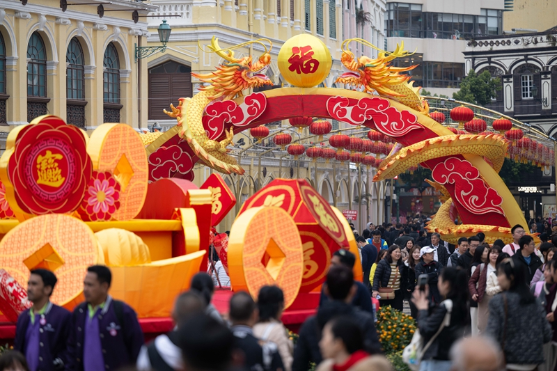 澳门农历新年气氛渐浓