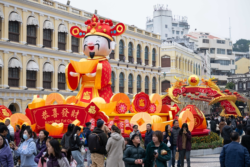 澳门农历新年气氛渐浓