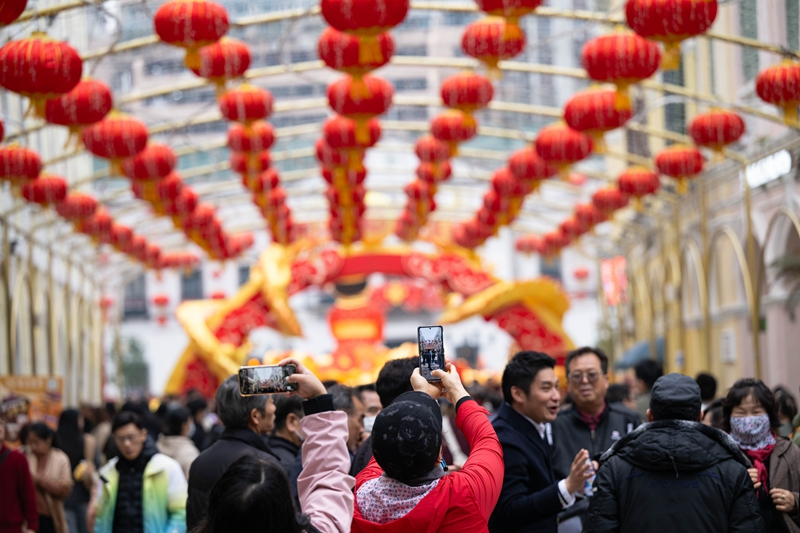 澳门农历新年气氛渐浓