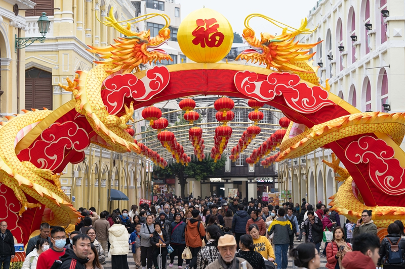 澳门农历新年气氛渐浓