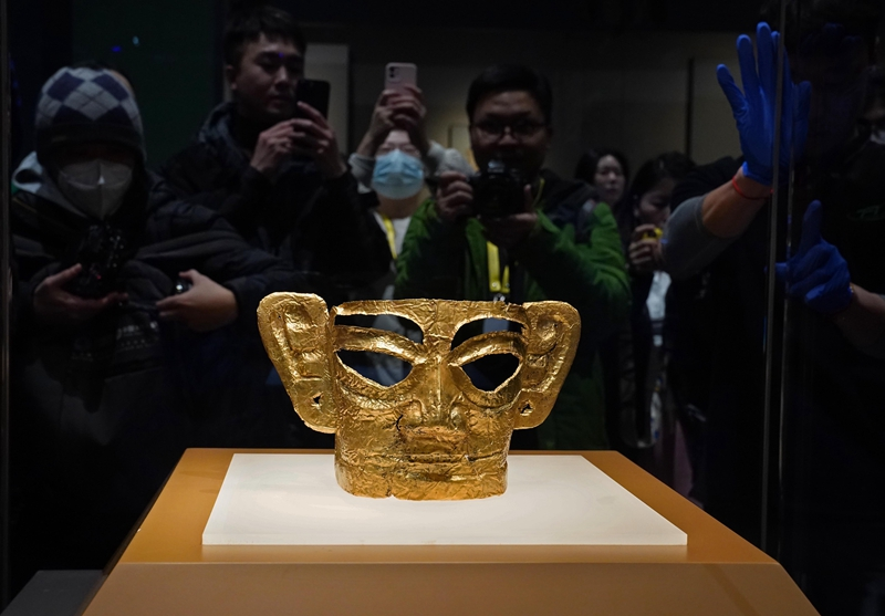 三星堆“国宝”在沪开箱 将亮相上博东馆开幕大展