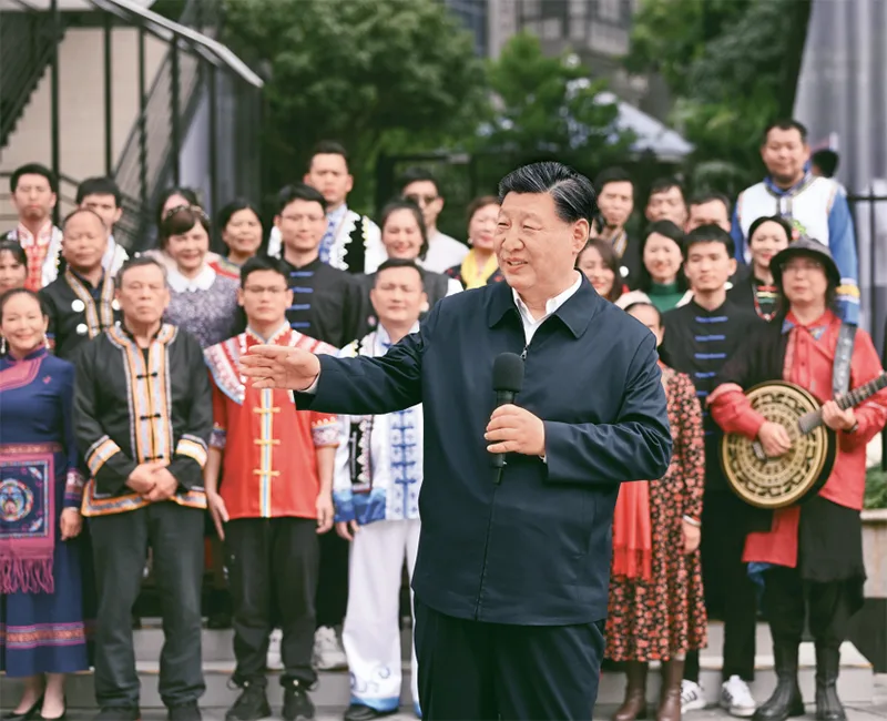 习近平：铸牢中华民族共同体意识 推进新时代党的民族工作高质量发展