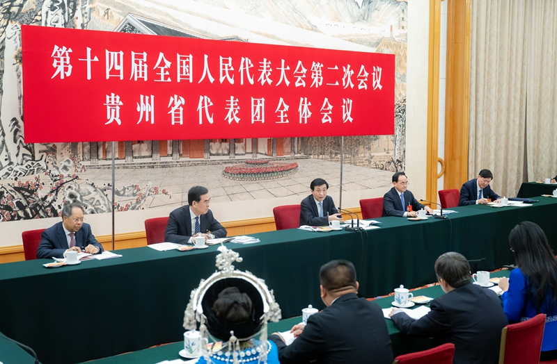 王沪宁在参加贵州代表团审议时强调：全面贯彻落实党中央决策部署 奋发有为推进中国式现代化