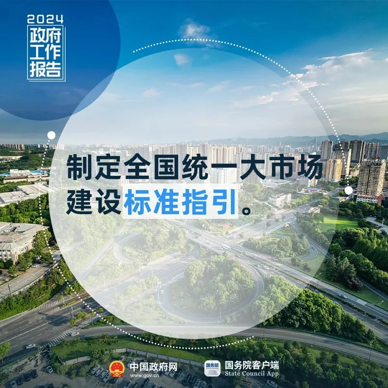 加快全国统一大市场建设！