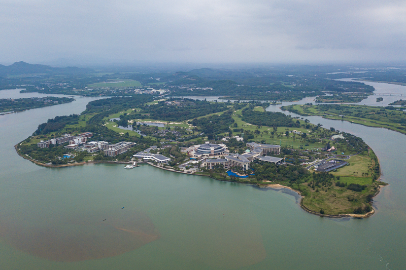 沿海南环岛旅游公路看美丽博鳌