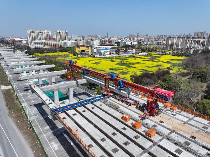 江阴靖江长江隧道施工忙