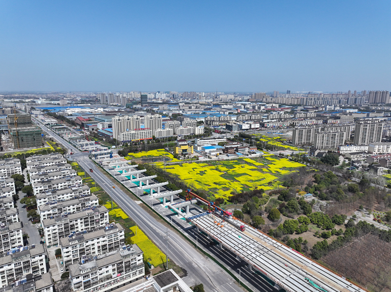 江阴靖江长江隧道施工忙