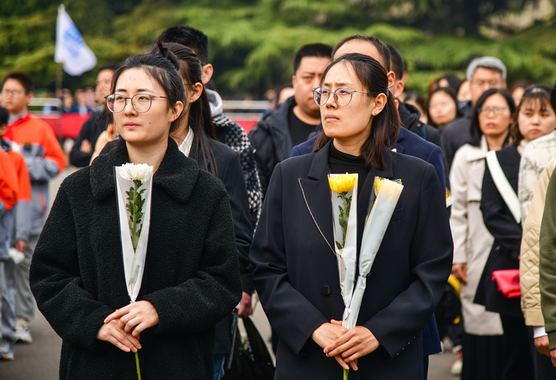 山东济南：清明将至 缅怀先烈