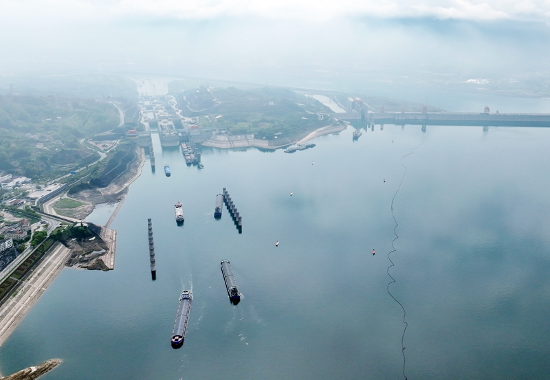 三峡北线船闸2024年计划性检修结束恢复通航