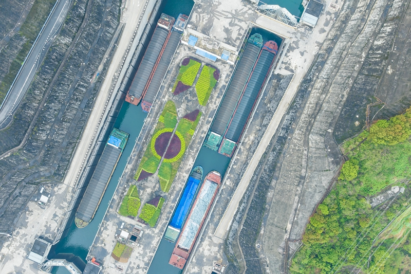 三峡北线船闸2024年计划性检修结束恢复通航