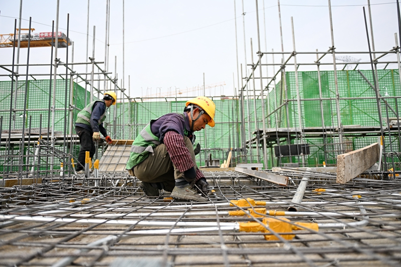 河北雄安新区大河片区安置房项目建设有序推进