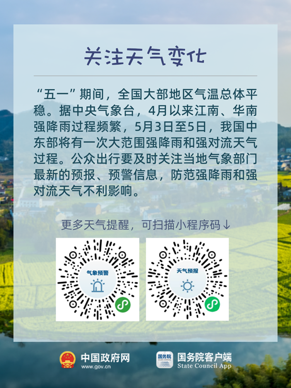 这些事儿必须“五一”前跟大家说！
