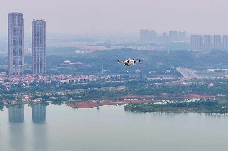探访湖南首条常态化低空物流应用航线