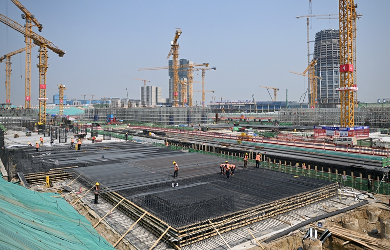 雄忻高铁雄安地下段施工正酣
