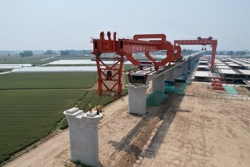 雄商高铁河北段建设稳步推进
