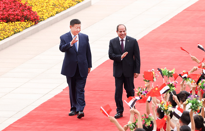 习近平同埃及总统塞西会谈
