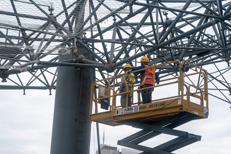 云南大理火车站站房原址重建工程有序推进