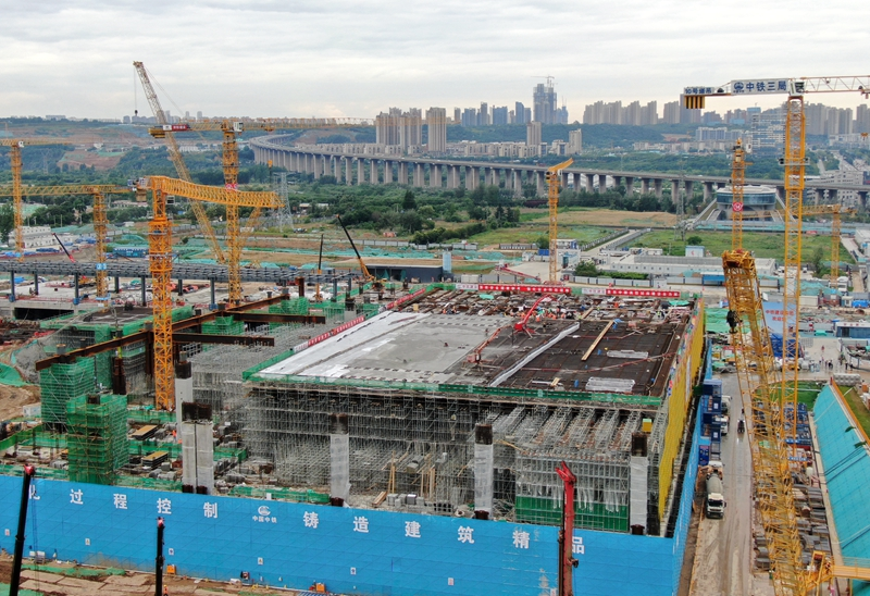 特大型铁路综合交通枢纽西安东站建设迎来新进展