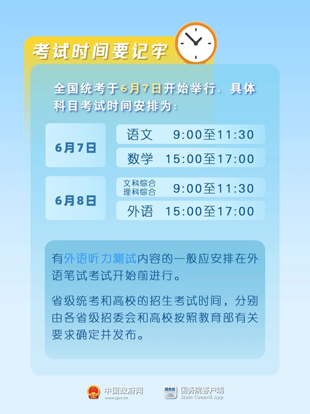 后天高考，这些重要的事一定要再捋一遍！（考前必看）