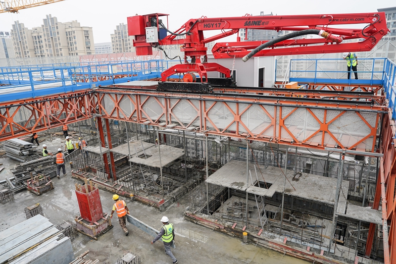 安徽：“住宅造楼机”助力重点民生工程建设