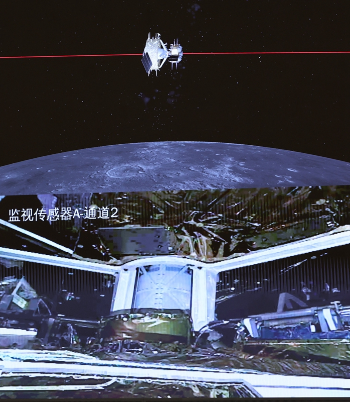 嫦娥六号完成月球轨道交会对接与在轨样品转移