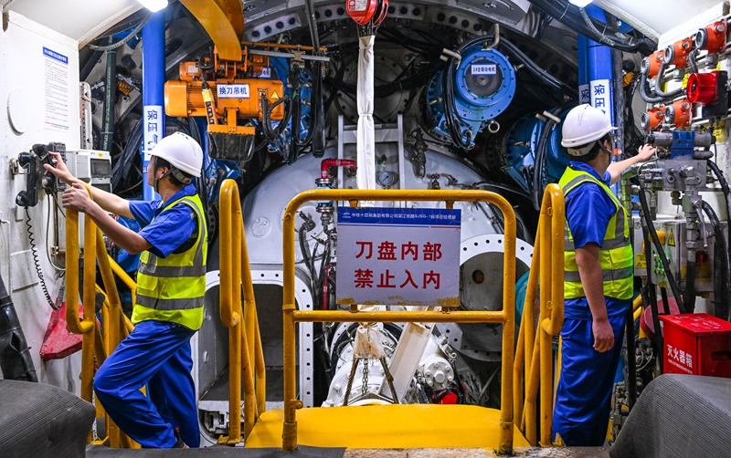 深江铁路珠江口隧道成功穿越海底断裂带