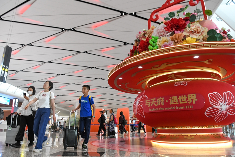 成都天府国际机场投运三周年 累计旅客吞吐量8838.7万人次