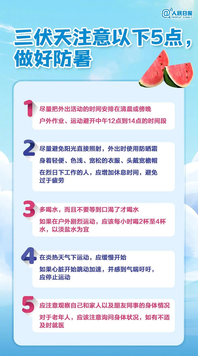 7月15日入伏将持续40天