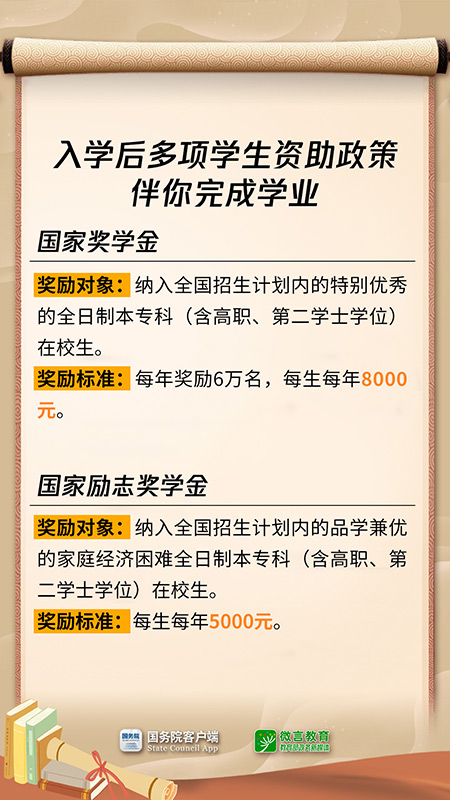录取通知书派送中！最新学生资助政策也请查收→
