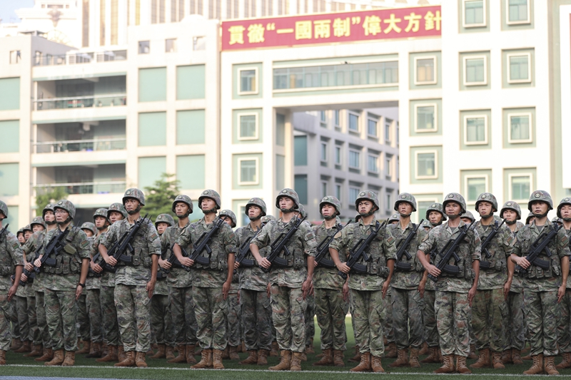 解放军驻澳门部队第25次建制单位轮换工作顺利完成