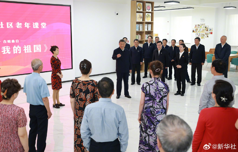 习近平在甘肃兰州市考察调研