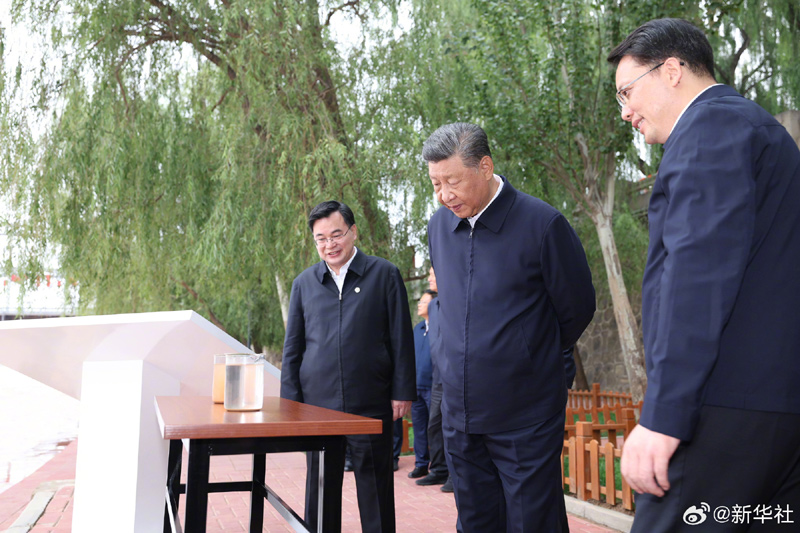 习近平在甘肃兰州市考察调研