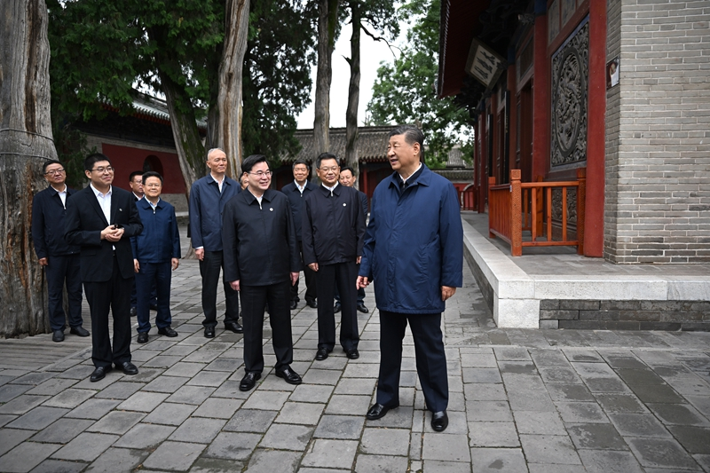 习近平在甘肃考察时强调 深化改革勇于创新苦干实干富民兴陇 奋力谱写中国式现代化甘肃篇章 途中在陕西宝鸡考察